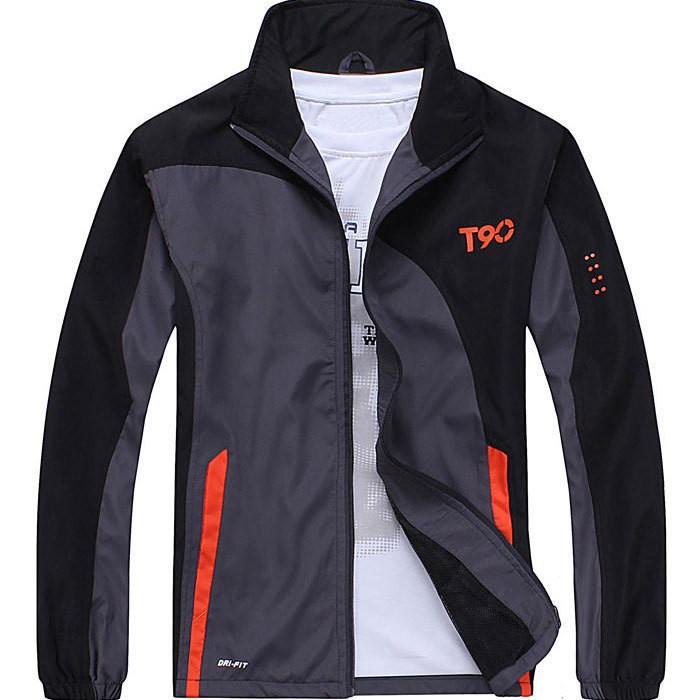 Herren Frühling/Herbst Sportbekleidungsset: Lässiger Trainingsanzug mit langen Ärmeln für Mittelalte und Ältere