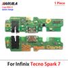 New Bottom Charging USB Date Dock Microphone Charger Flex Cable For Tecno Pop 1 Spark 1 6 Air 7 Pro 7T 8 8C 8P 8T 11C Go 1116