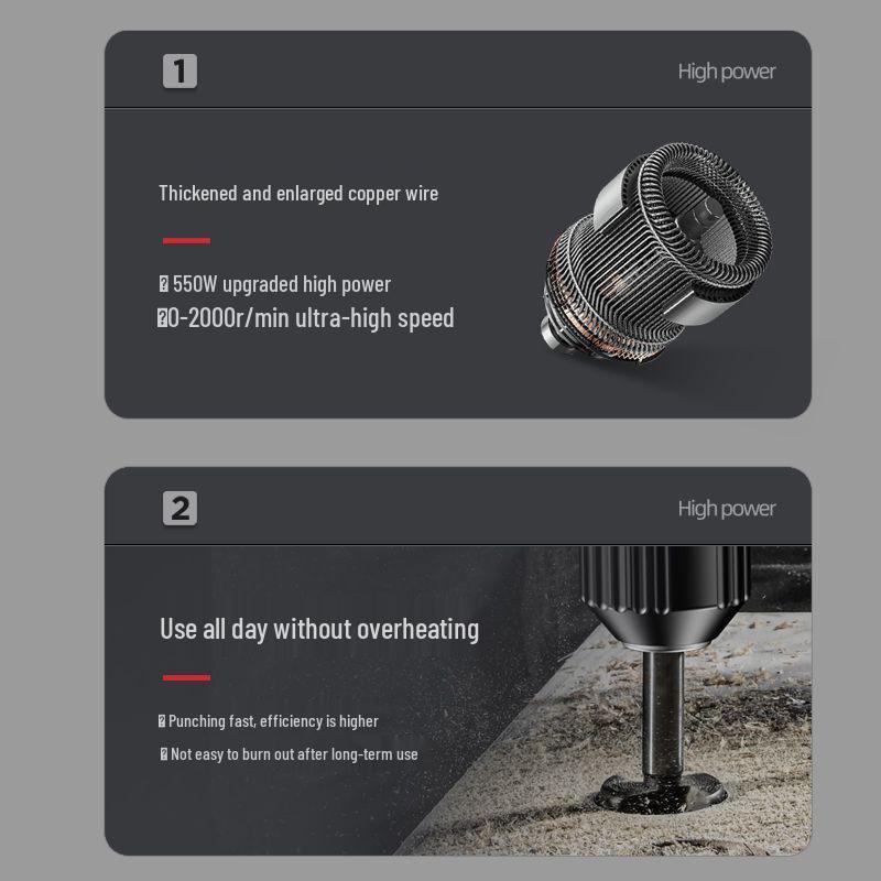 Delixi High-Power Multifunctional Electric Screwdriver & Lightweight Drill Tool