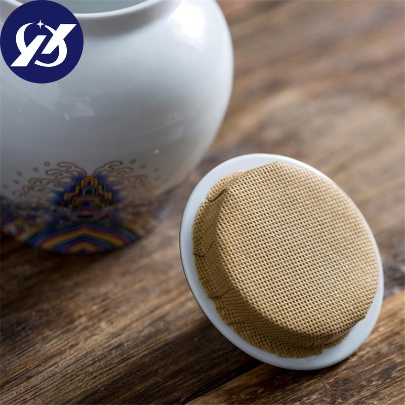 Cutie mare de ambalare pentru ceai, din ceramică emailată, borcan de depozitare pentru bomboane, recipient pentru alimente din porțelan