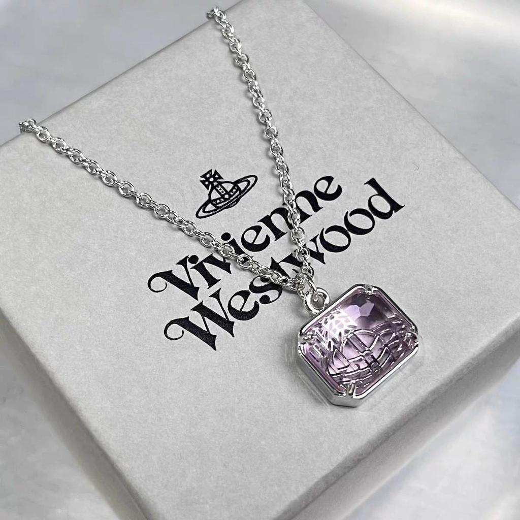 Empress Dowager Cixi Colorful Saturn Earrings & Clavicle Necklace