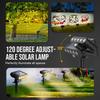 Solar Spot Light Outdoor Solar Landscape Lamp 3-Mode Waterproof Solar Spotlights for Yard Garden Pathway Flowerbed Tree Lighting