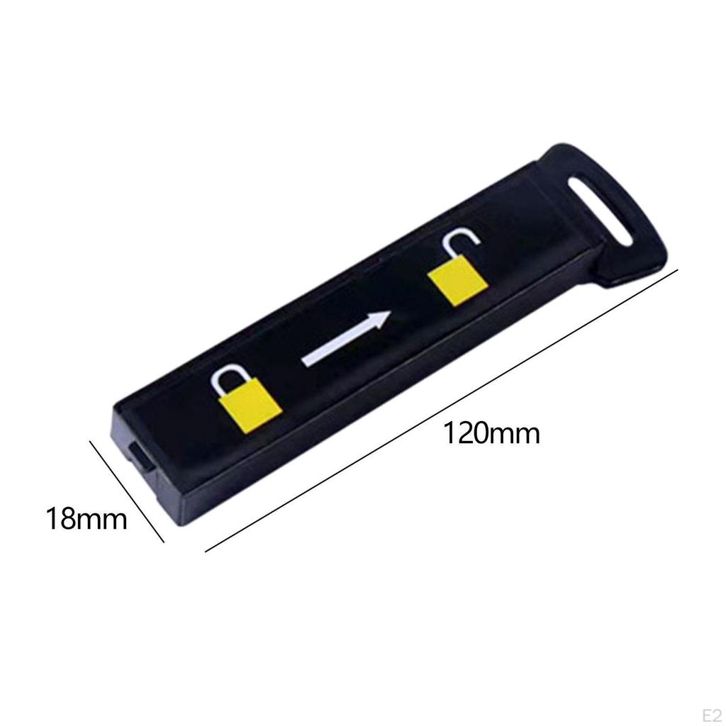 Magnetic Detacher Hook S3 Eas Stop Locks for Clothes Tags Slipper Supermarket black