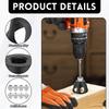 Vertical Drill Guide Doweling Jig 3-10mm 8 Drill Sleeves Aluminum Alloy Drill Positioning Pocket Hole Jig Hole Puncher for Carp