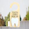 Elegant Tooth Fairy Door Hanger Handmade Encourage Brushing Teeth Board  Kids Room Decor