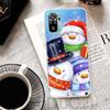 Merry Christmas Cartoon Cute Snow Cover For Xiaomi Redmi Note 14 13 12S 12 11 Pro Plus Phone Case 11S 10S 10 11E 11T 14Pro 13Pro