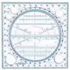 2pcs Multifunctional Rotating Rulers,Quick Drawing of Circles, Geometric Shapes, Compass Function Templates,Ellipses