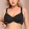Lace Jacquard Ultra-thin Bra Plus Size Underwire Bra