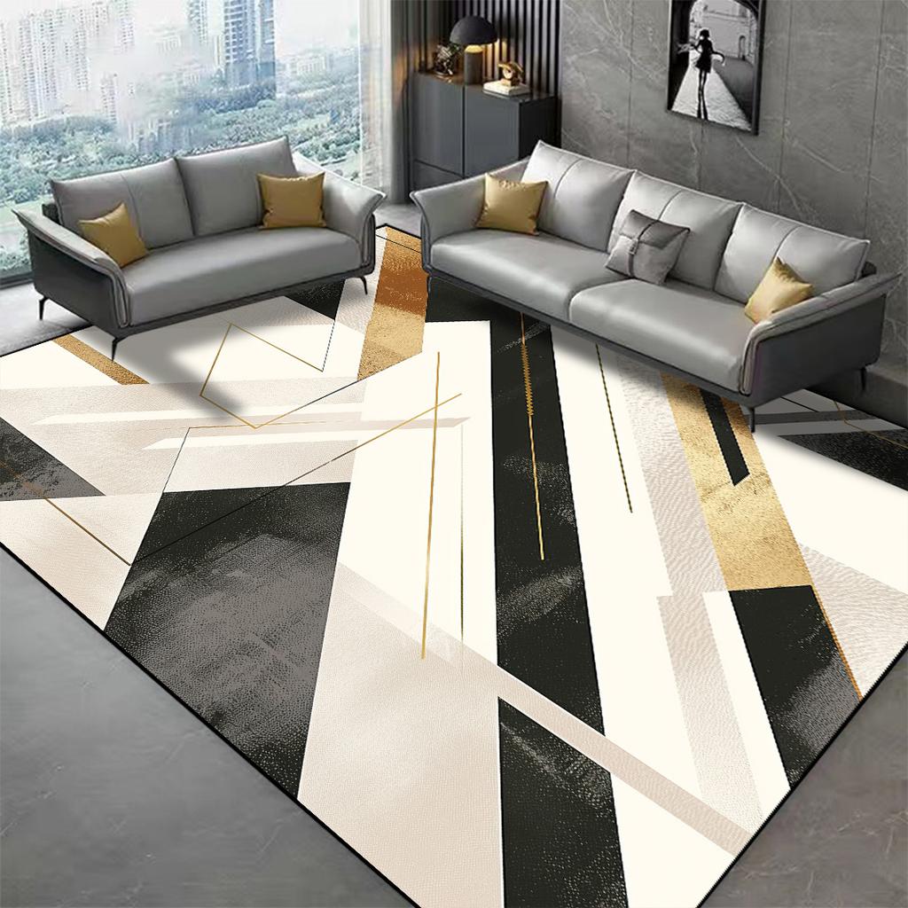Modern Simple Living Room Rugs Non-slip Household Mat Washable Bedroom Decor Bedside Carpet Large Size Floor Mats 160x200cm