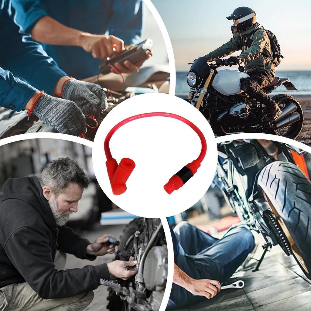 Tennspoleledning, Tennpluggledning, Ledning - Bærbar Racing Tennspole | ATV Booster-spole