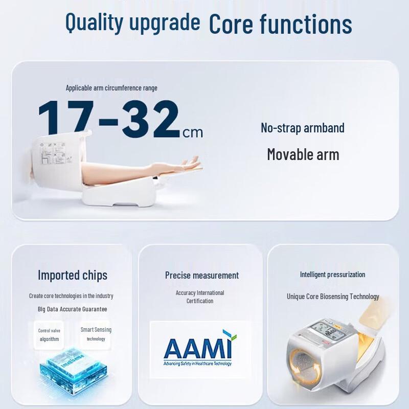 Omron HEM-1020 Upper Arm Electronic Blood Pressure Monitor