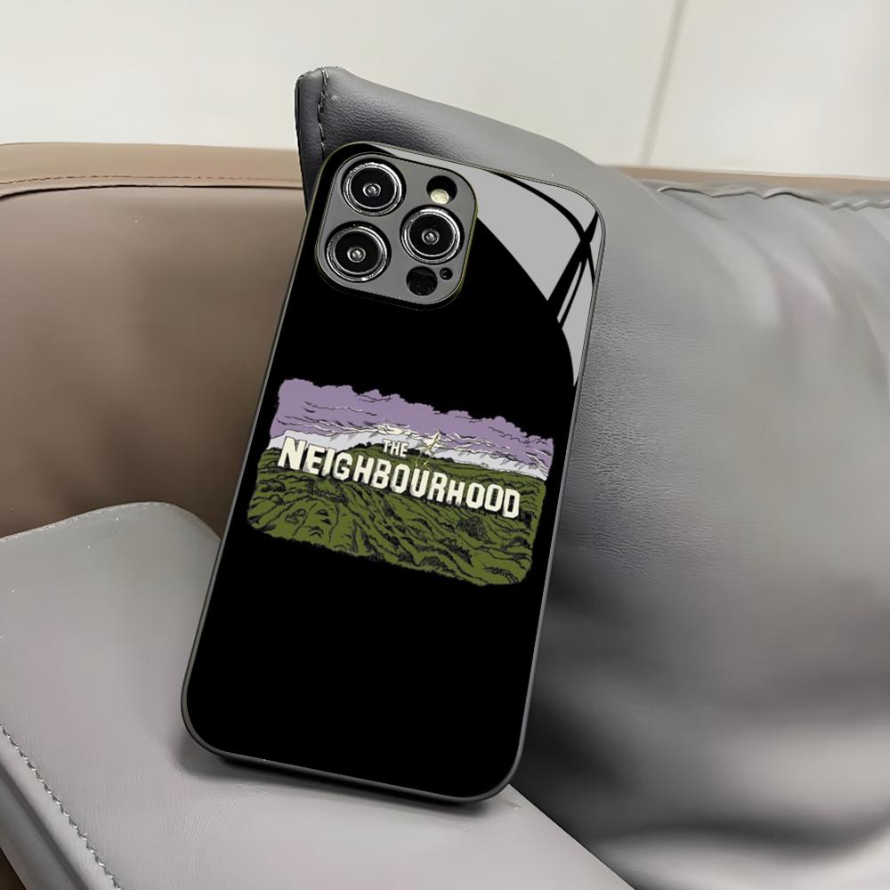 The Neighbourhood Band Phone Case for Iphone 17 Air 16 15 14 12 11 13 Pro Max Mini X Xr Xs Puls Black Glass Cover