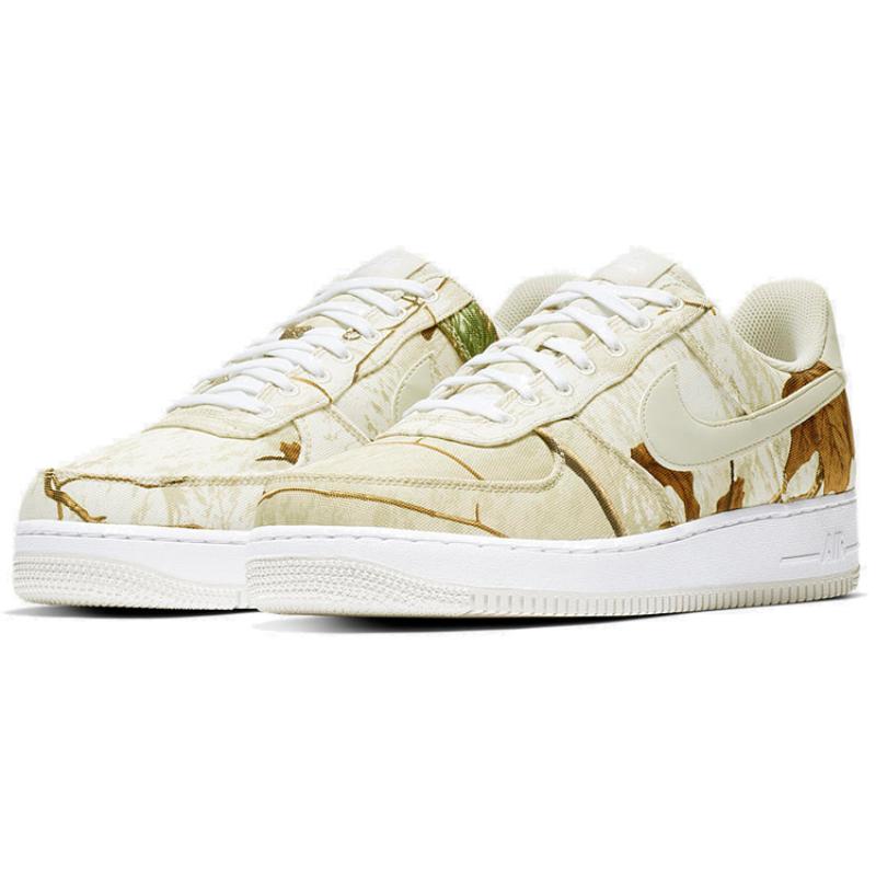 Nike Air Force 1 Low Realtree White Sneakers AO2441-100