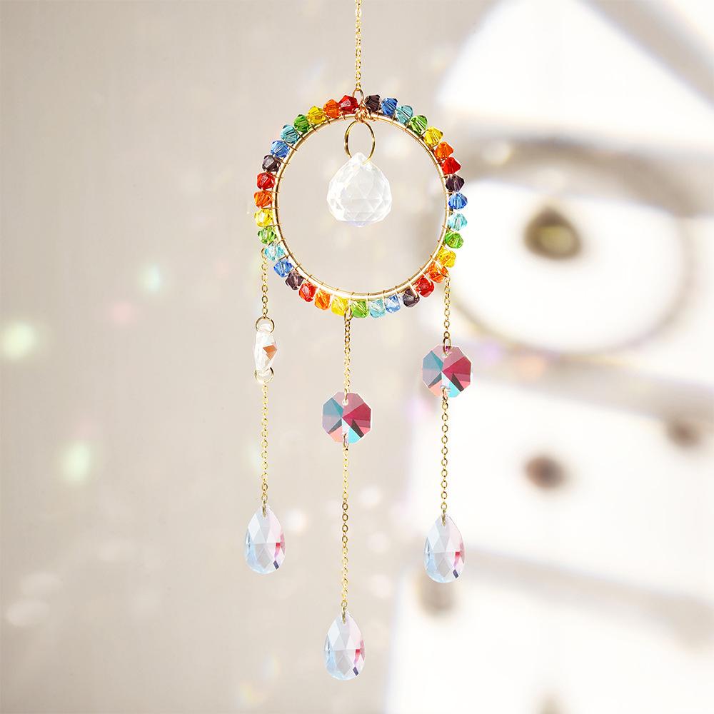 Rainbow Crystal Sun Catcher & Wind Chime Ornament