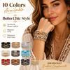 Magnetic Clasp Leather Bracelet Bangle Multi-layer Multi-Layer Bracelet  Festival Gift