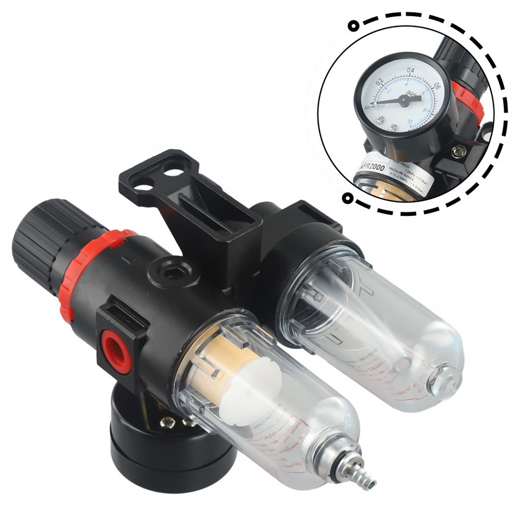 Olejový filtr vzduchového kompresoru odlučovač vody regulátor AFC2000 nástroj manometr airbrush