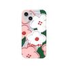 Simple Oil Painting Flower Suitable for iPhone17 Airbag Mobile Phone Case 16Pro Niche X Apple 14 All-inclusive 15/13