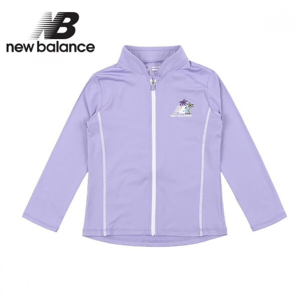 

New Balance Детский рашгард на молнии, лавандовый 120