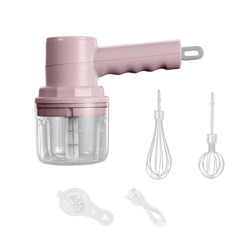 USB Rechargeable Electric Whisk Egg Beater Coffee Blender Household Milk Shaker Mixer Frother Foamer Food Blender