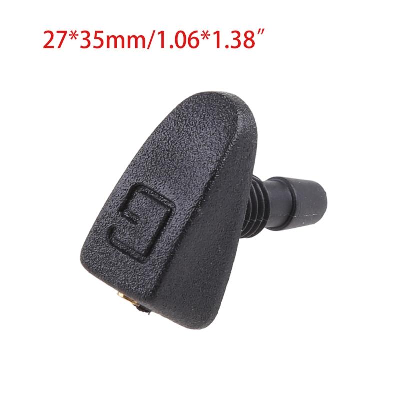 360-degree Adjustable Water Fan Spout Cover Washer Outlet Wiper Nozzle Car Front Windshield Windscreen Washer Jet Nozzle