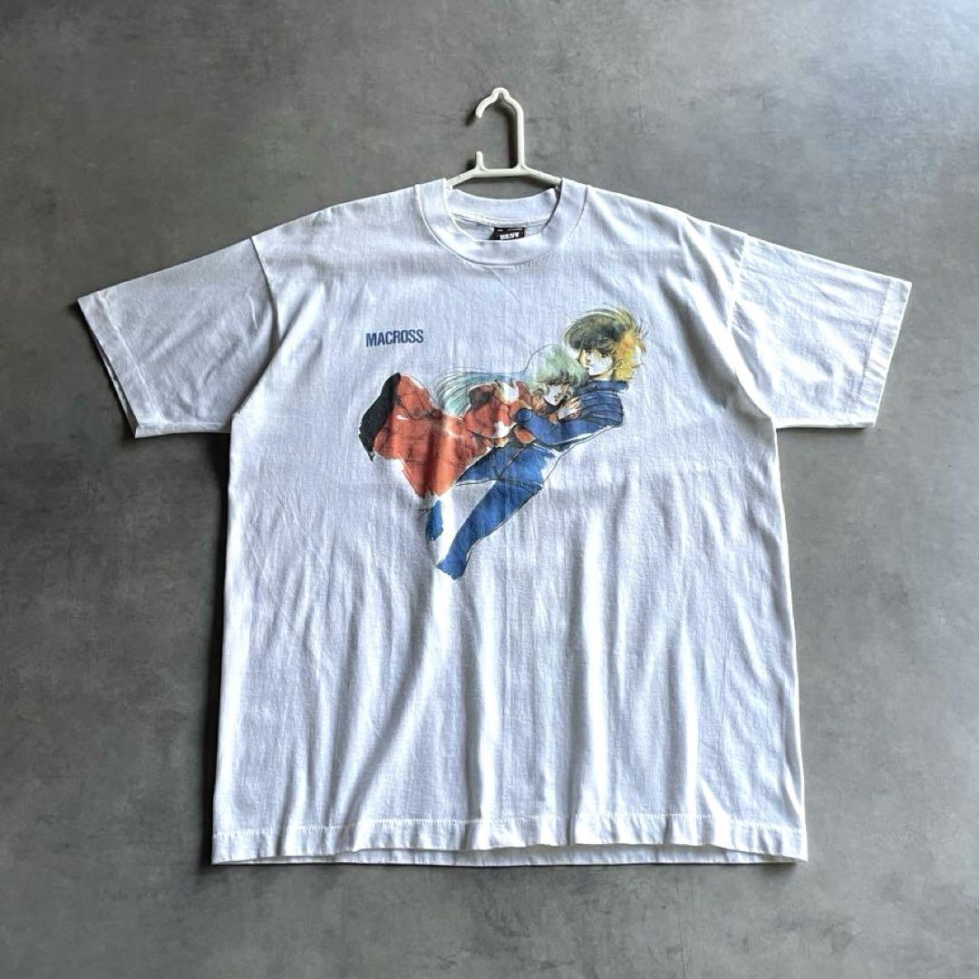 

[USED] 90s MACROSS tee, made in the USA, Super Dimension Fortress Macross, 1984 anime