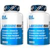EVLUTIONNUTRITION L-Arginine 1500mg Capsules 100 Tablets 2 Pcs