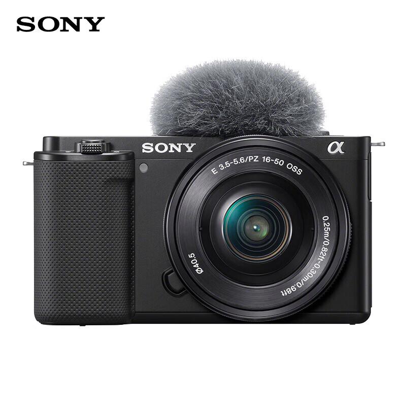 Sony Беззеркальная камера для влогов ZV-E10L APS-C с объективом 16-50 мм (Китайская версия)