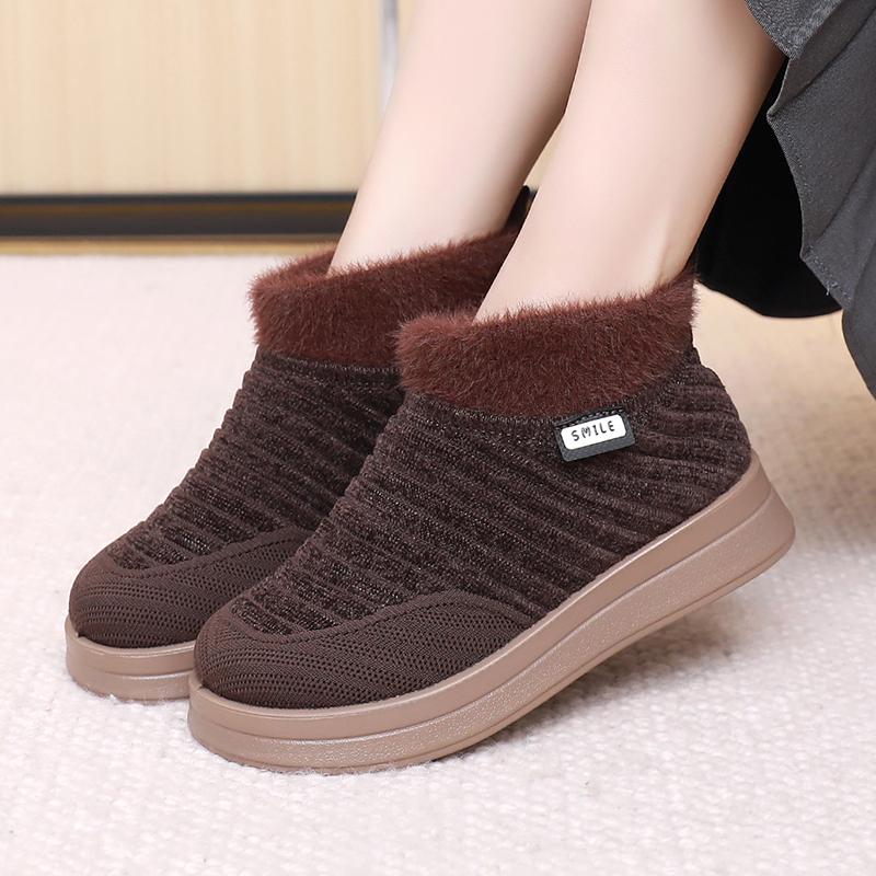 Women's Casual Cotton Shoes for Winter  Versatile Casual Warm and Anti-slip Wear-resistant Sole; Free Shipping Shoes Women
