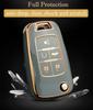 Do etui na kluczyk do Chevroleta z brelokiem, etui na kluczyk z TPU Premium z pełną ochroną do Chevroleta Equinox Camaro Cruze Malibu Sonic Buick Terrain