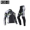 Mens Long Sleeve Cycling Jersey Shorts Set Mountain Bike Riding Season Breathable Windproof