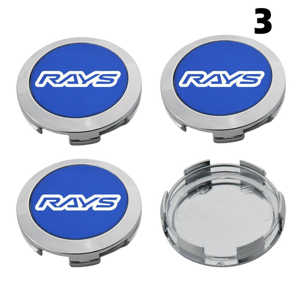 4 STKS 64 MM Buiten Diameter / 62 MM Binnen Diameter Velgdopjes RAYS VOLK VR GRAM Logo Wiel Center Dop Wieldeksel Naafdoppen Sportauto Band Accessoires