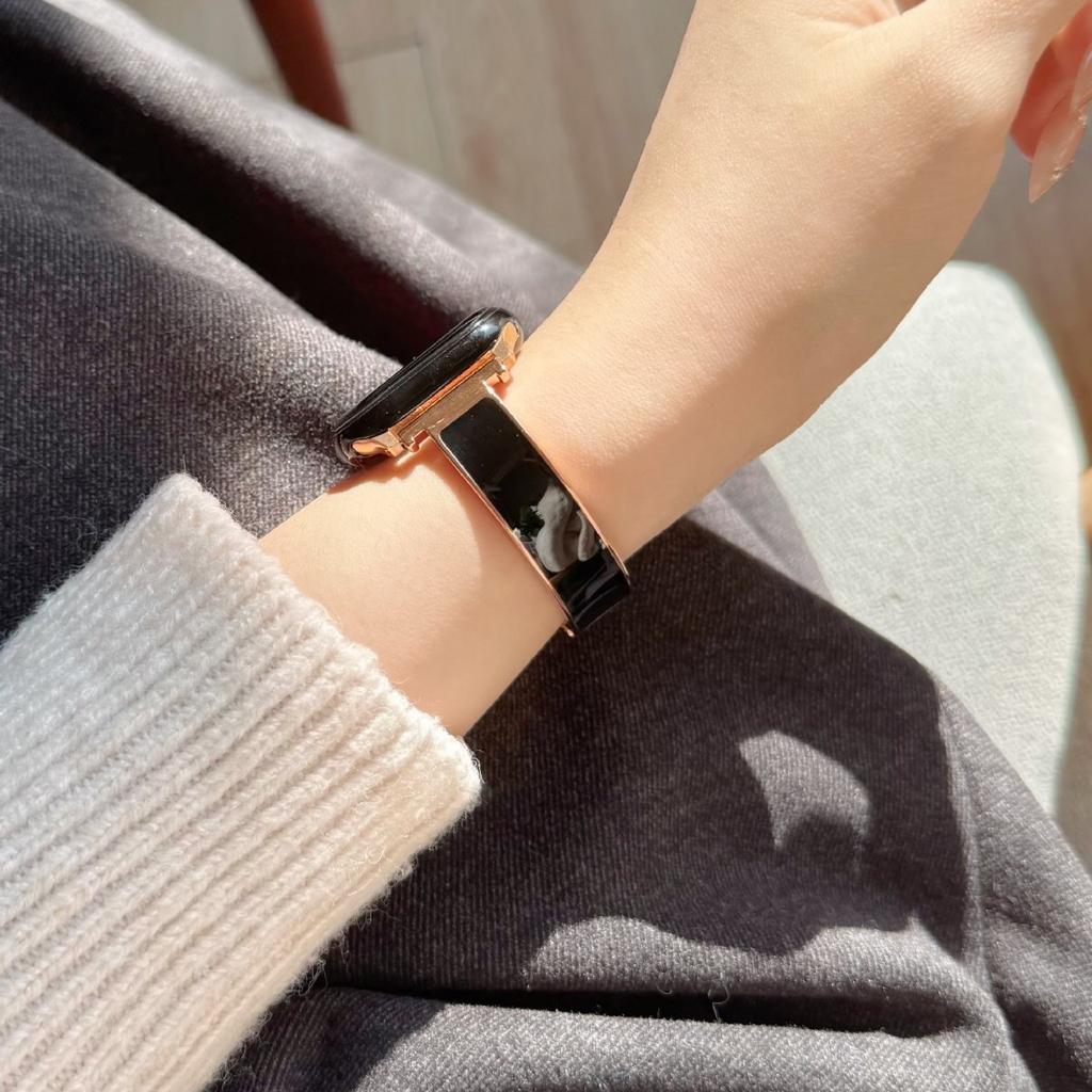 Suitable for Apple s11/10 Epoxy bracelet iwatch98765se female Huawei GT6 watch with Xiaomi 9pro