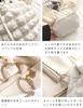 Suitcase Company GPT Popcorn Bag, Drawstring Shoulder Bag, Crossbody Bag, Women's, Small Mini Bag, Korean Popcorn Waffle Design, White