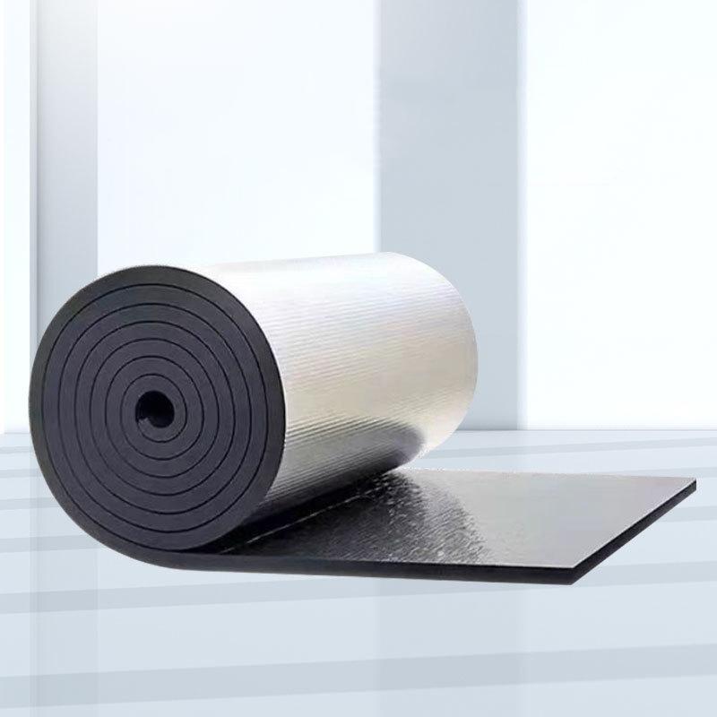 2M Samoprzylepna Bawełna Izolacyjna z Folii Aluminiowej Film Naprawczy Uszczelniający Dach Dźwiękoszczelny Film Anty-UV Ognioodporna Podkładka Gumowa