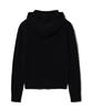 YALE Women'S Cable Knit Zip-Up Hoodie_Black