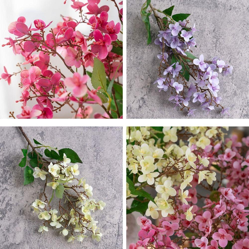 Small Branch Artificial Flower Branch Floral Arrangement Supplies  Home Decor
