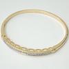 Celebrity Gold Combination Bangle Bracelet 9422 [Gift Wrapped]