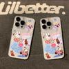 Miffy Black Skin Rabbit Cartoon Case for Apple iPhone 13 Pro, 14, 15, 16, 17 Pro Max XS - Transparent and Cute