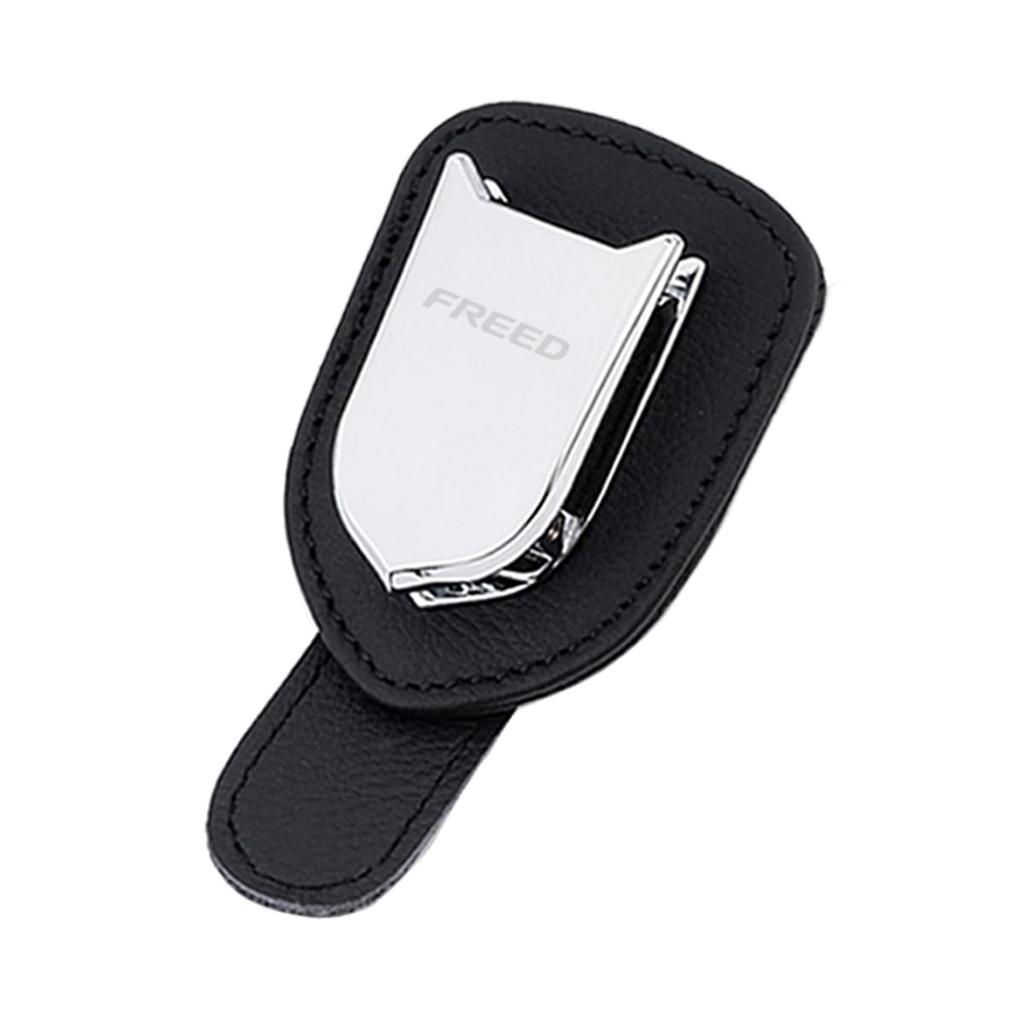 Haoshilianfa Leather Sunglasses Holder for Honda Freed 2016 Car Sun Visor Attachment for and More Available In 4 Colors Clip/Eyeglass GB5/GB6/GB7/GB8
