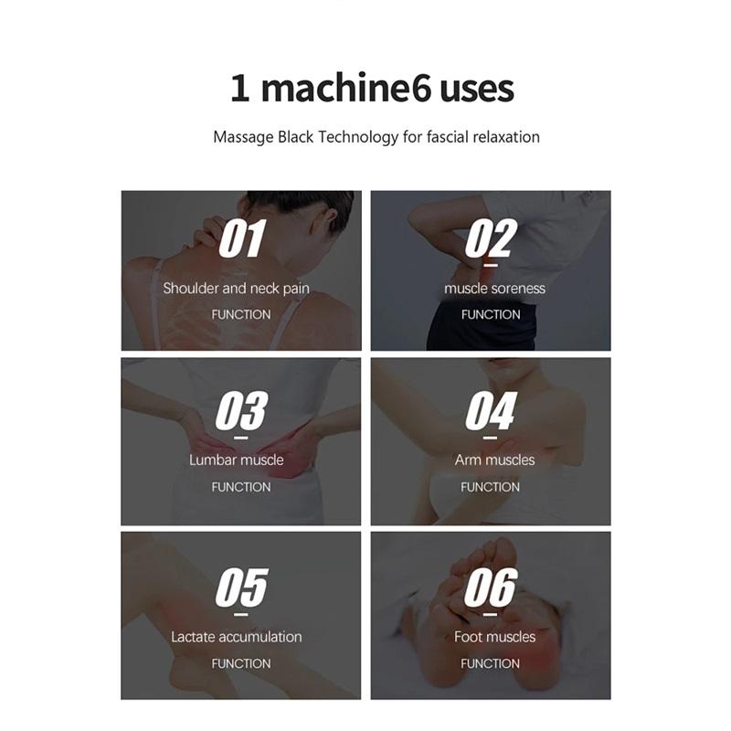 EMS Electric Fascia Scraper Micro Current Compression Muscle Vibration Relaxation Massager Body Lifting Scraper Massage Knife