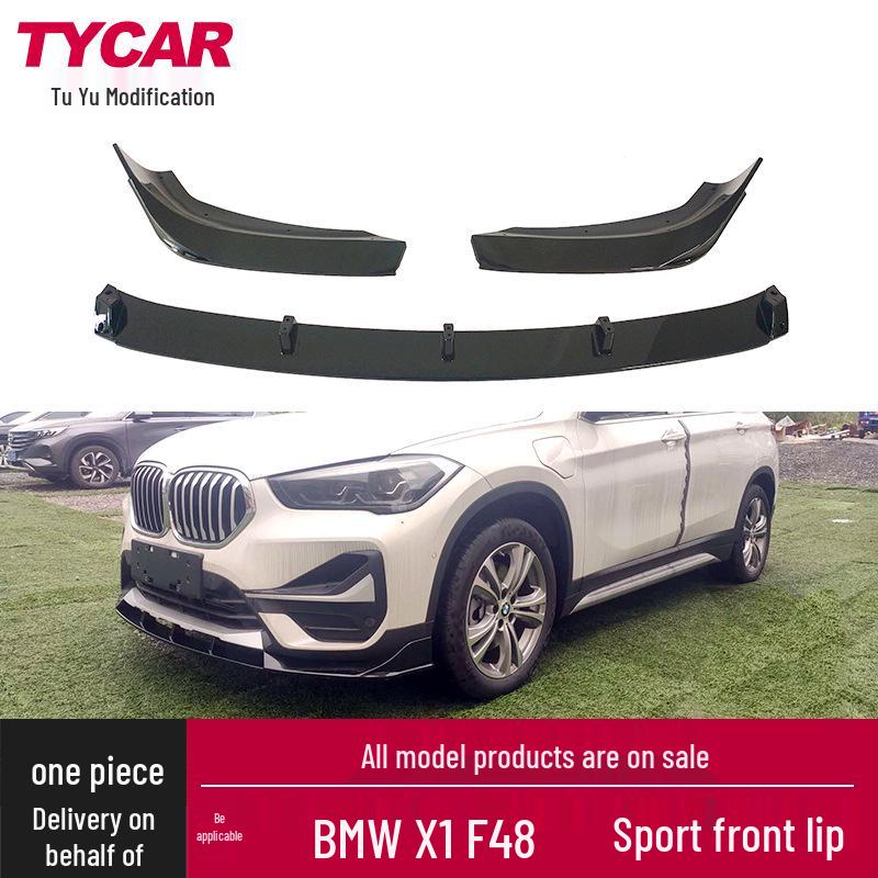 

BMW X1 F48/F49 MP Style Front Lip Kit - Gloss Black Carbon Fiber Pattern X1/F48/F49 Sport Front Lip 19-22 [Gloss Black]