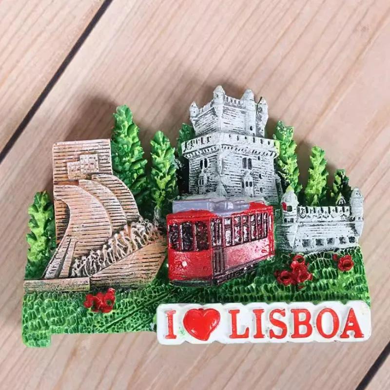 Italy Pisa Travelling Souvenirs Spain Madrid Denmark Copenhagen Fridge Stickers Home Decor Vietnam Fridge Magnets Wedding Gifts