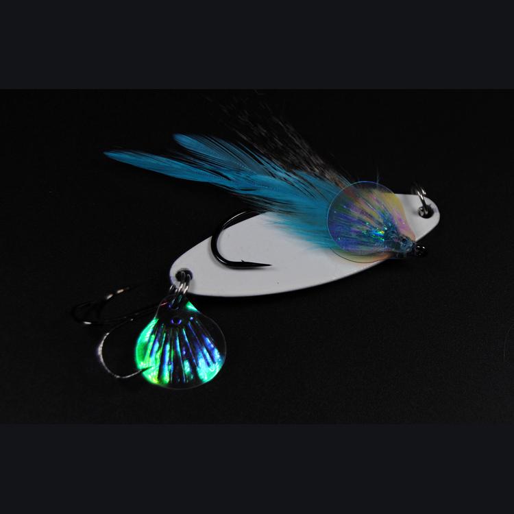 30 sztuk plastikowe perły Flash Spinner Blade miękka przynęta ryby skrzelowe wiązanie muchowe Streamer Shinning atraktor nowa łyżka wędkarska akcesoria