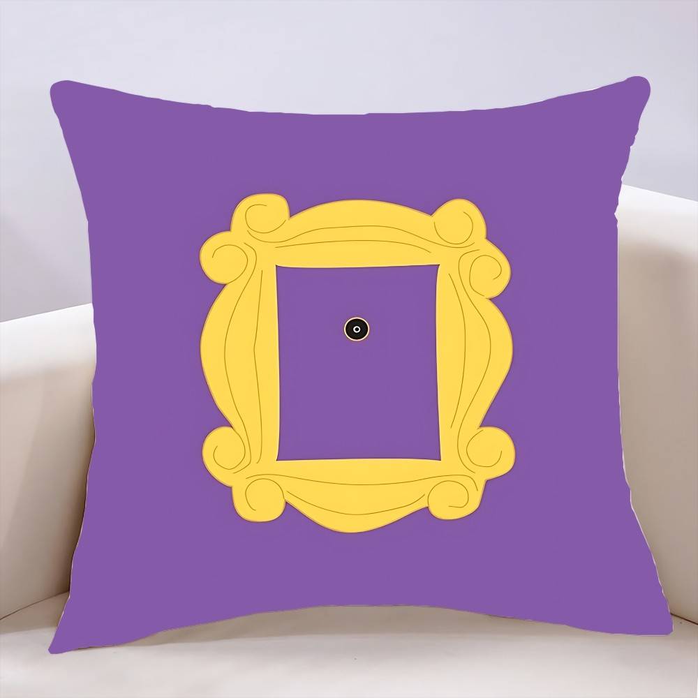 Classic Friends TV Show Pillow Case Cushion Cover Soft Cute Throw Pillow Case For Car Sofa Pillowcase Polyester With Zipper