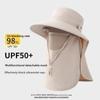 Full Coverage Sun Hat with Face Mask and Neck Protection Outdoor Hunting Fishing Cap for Men Women Hiking Camping