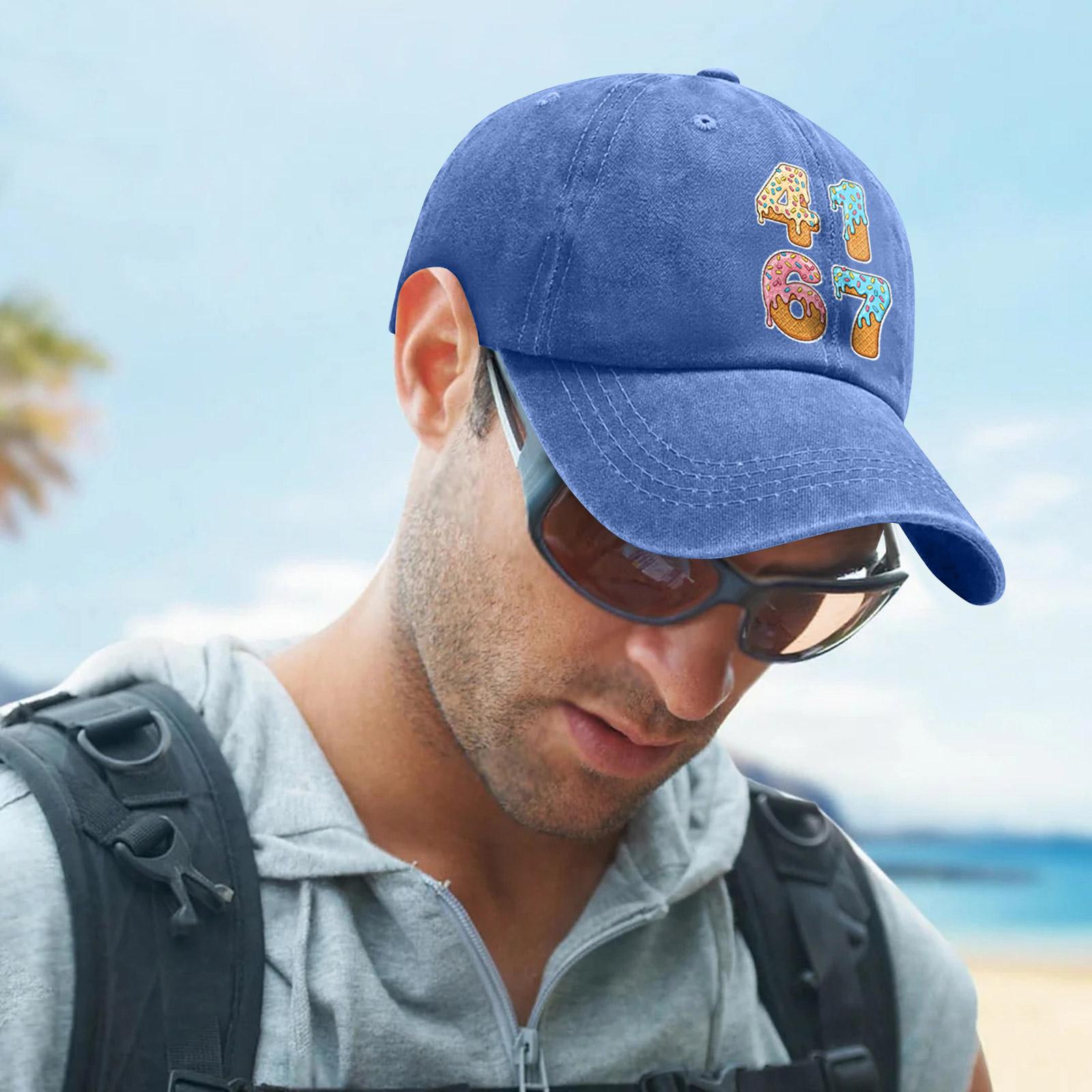 

Fashionable Men s And Women s Hats One Size синій