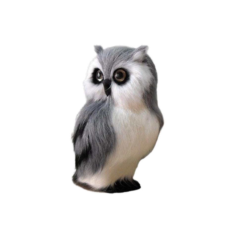 Simulations Eulenmodell Spielzeug Heim Schaufenster Dekoration Puppe Foto-Requisiten