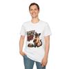 Siamese Cat Funny Pet Bowl Drama Cute Animal Meme Unisex Softstyle T-Shirt