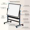 Antuobu Double-Sided Liftable Flip Whiteboard with Stand