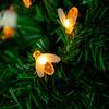 LED Solar Little Bee Waterproof Outdoor Fairy String Lights for Holiday Courtyard Decoration